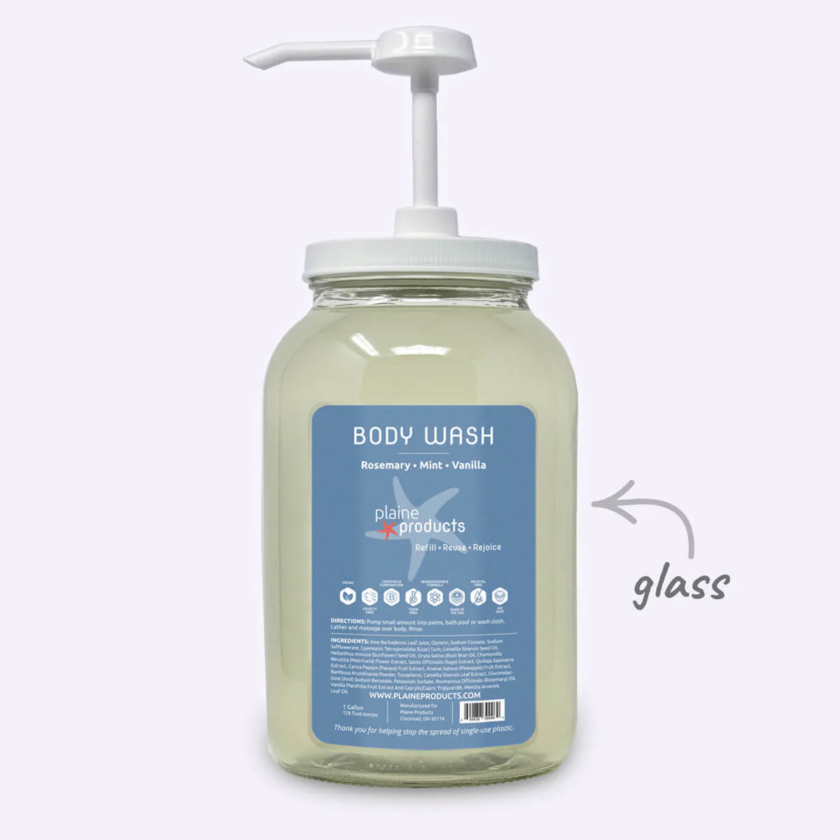WS - One Gallon Body Wash (Pump not included) - Image 3