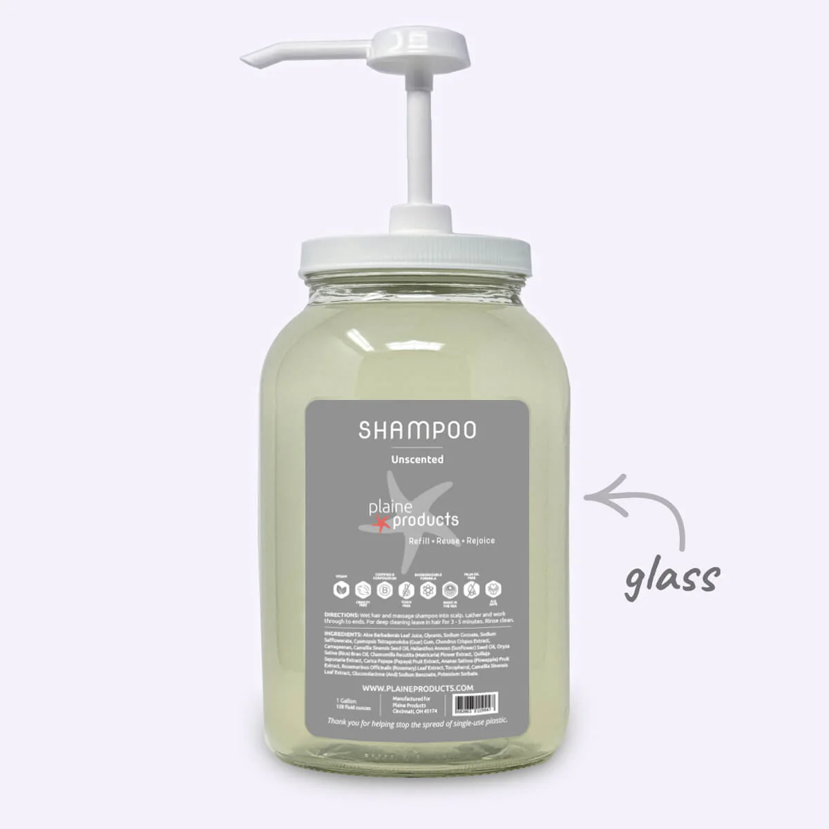 WS - One Gallon Shampoo (Pump not included) - Image 6